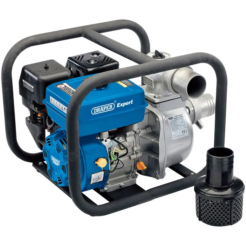 Draper 1000L/Min 7HP 4 Stroke Petrol Water Pump Kit