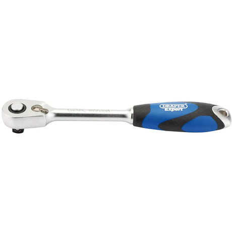 Draper 3/8" Sq. 60 Tooth Micro Head Reversible Soft Grip Ratchet