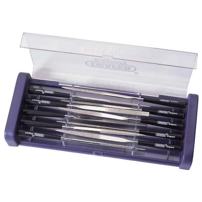 Draper 140mm Diamond Needle File Set (10 Piece)