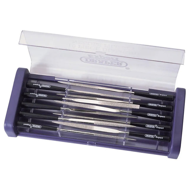 Draper 140mm Diamond Needle File Set (10 Piece)