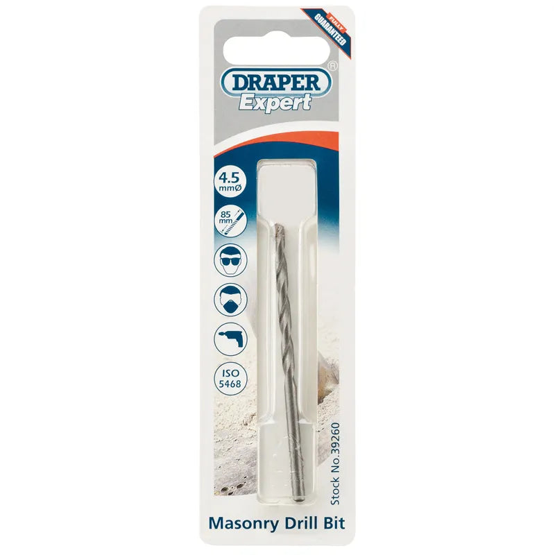 Draper Masonry Drill Bit - 4.5 x 85mm