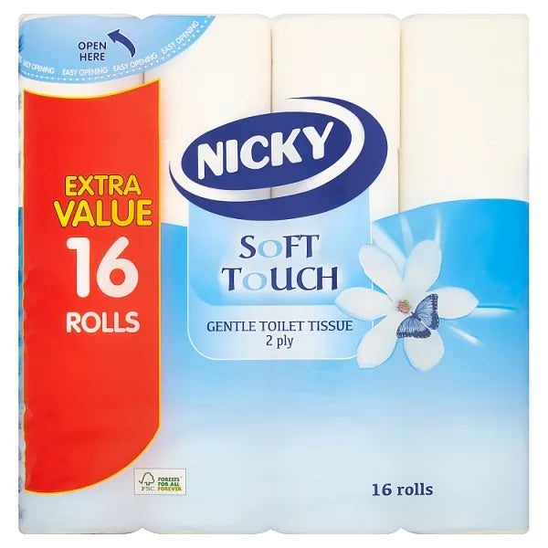 Nicky Toilet Roll 16 Pack