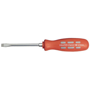 Plain Slot Flared Tip Mechanics Screwdriver (100mm x 6mm) Sold Loose