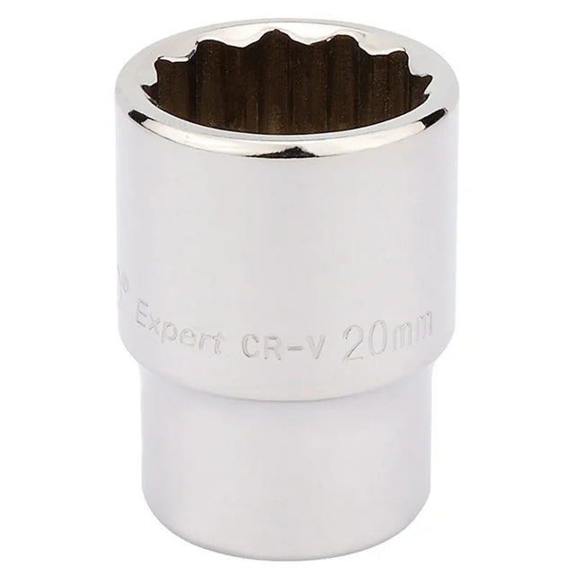 Draper Sockets 12 Point 1/2'' Drive (Single) - 20mm