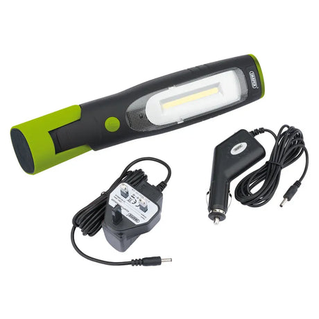 Draper Inspection Lamp with Rechargeable 4W COB LED and UV LED