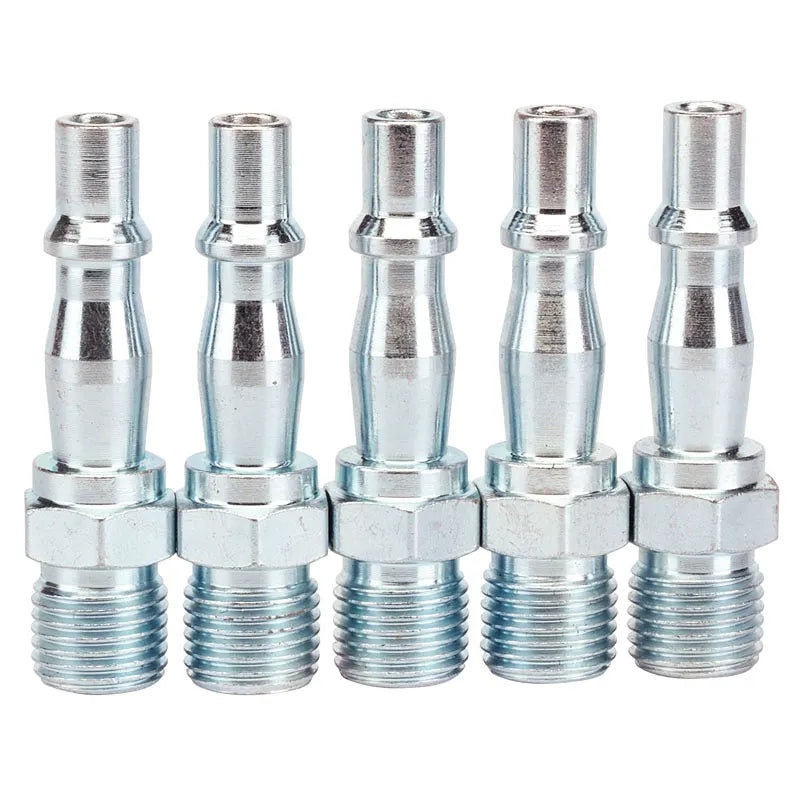 Draper 1/4" BSP Male Coupling Screw Adaptors (Pack of 5)