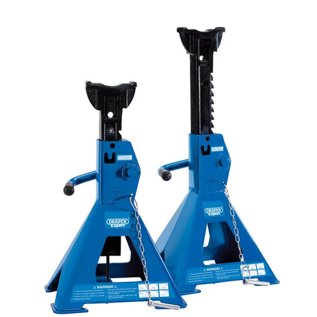Draper Pair of Pneumatic Rise Ratcheting Axle Stands (3 tonne)