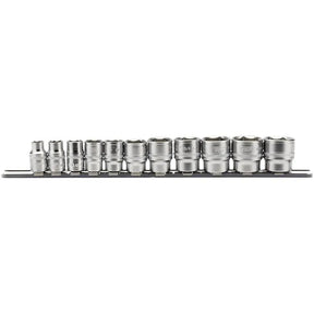 Draper 3/8" Sq. Imperial Socket Set on Metal Rail (11 Piece)