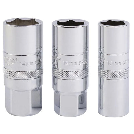 Draper 1/2" Sq Dr Set of Spark Plug Socket (3 Piece)