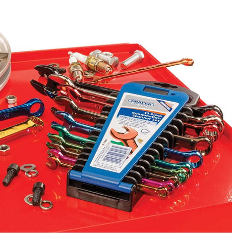 Draper Hi-Torq Metric Coloured Combination Spanner Set (13 Piece)