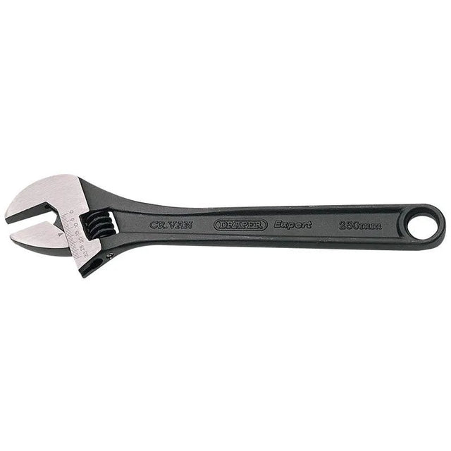 Draper 250mm Crescent-Type Adjustable Wrench with Phosphate Finish