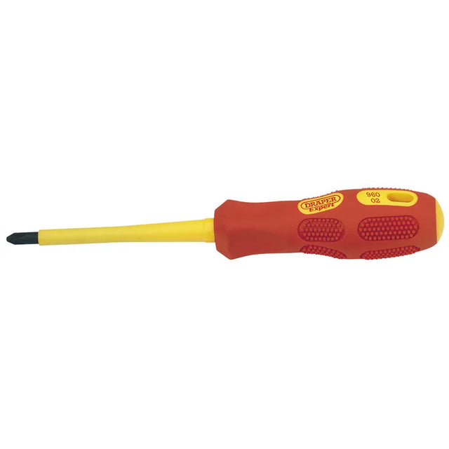 Draper No 2 X 100mm Fully Insulated Cross Slot Screwdriver