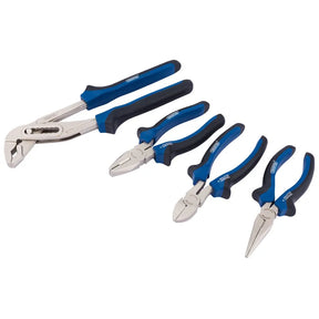 Draper Soft Grip Pliers Set (4 Piece)