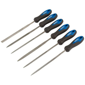 Draper 140mm Soft Grip Needle File Set (6 Piece)