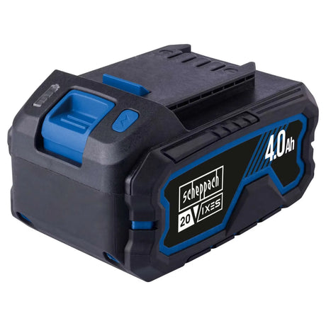 Scheppach 4.0Ah Lithium-Ion Battery SBP4.0 20V Cordless Series | LED Charge Display