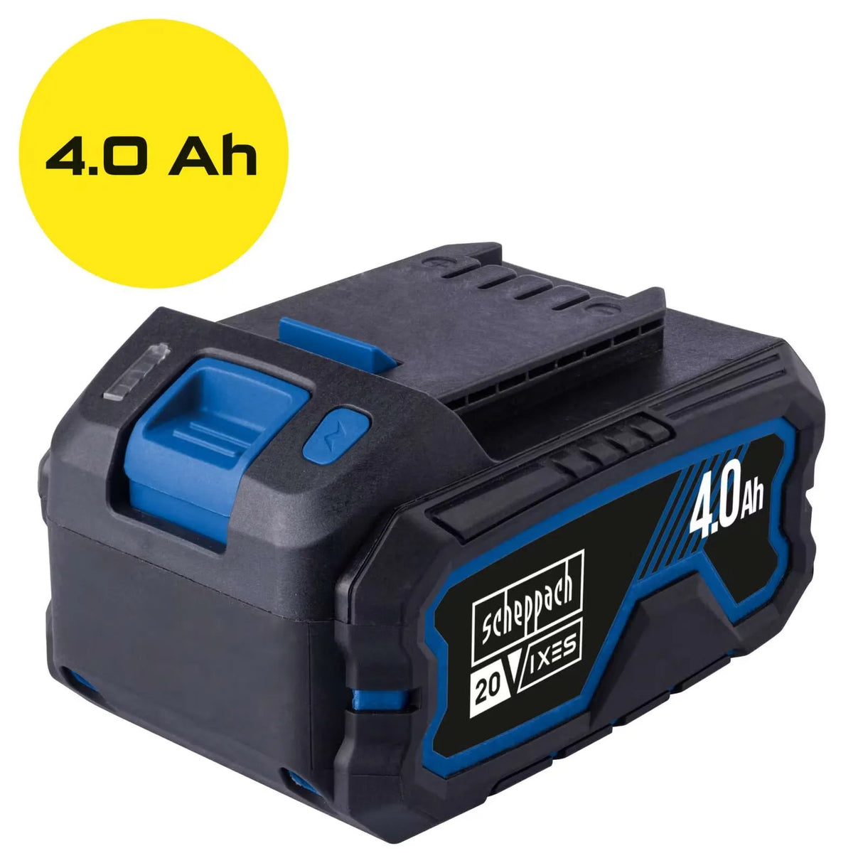 Scheppach 4.0Ah Lithium-Ion Battery SBP4.0 20V Cordless Series | LED Charge Display
