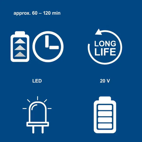 Scheppach 4.0Ah Lithium-Ion Battery SBP4.0 20V Cordless Series | LED Charge Display