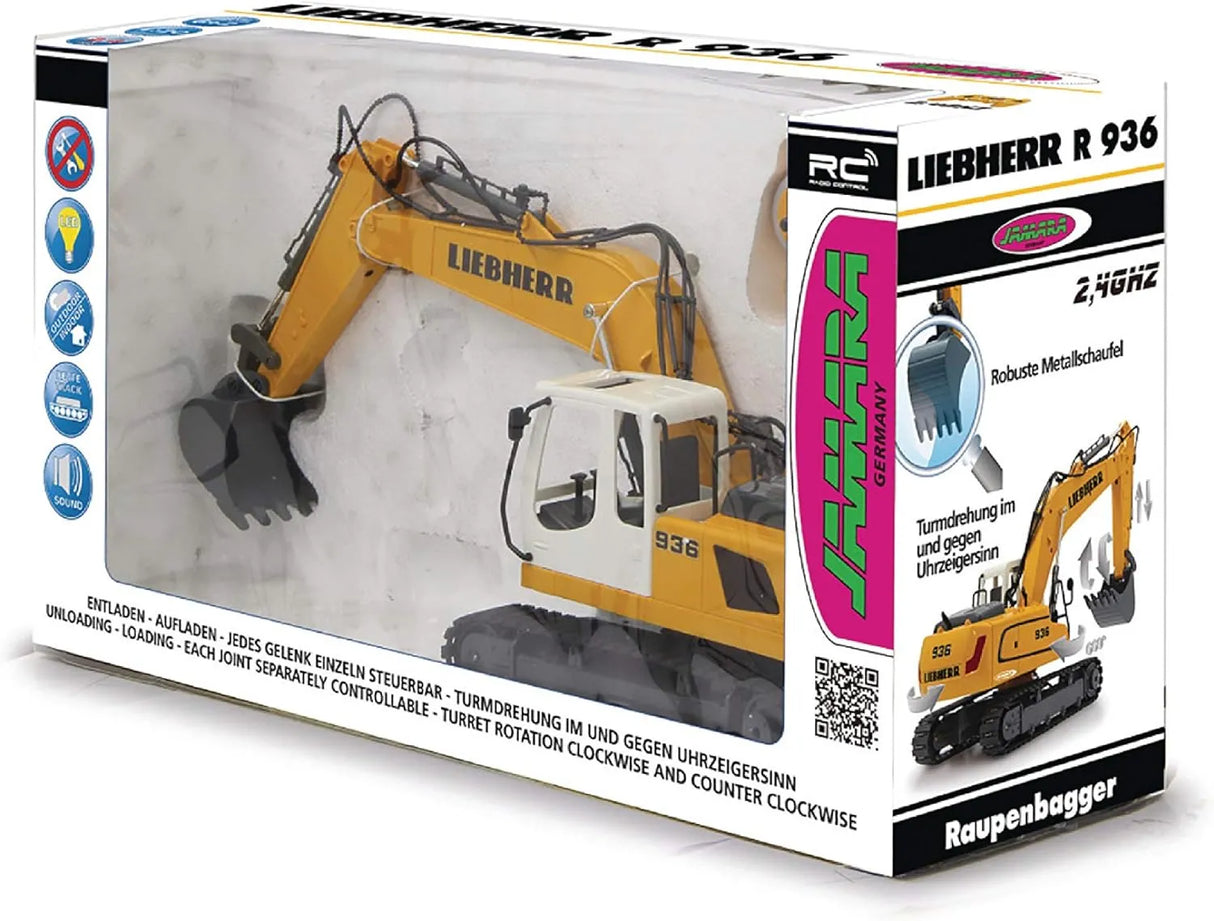 Jamara Liebherr R936 RC Excavator Remote Control Digger with Metal Bucket