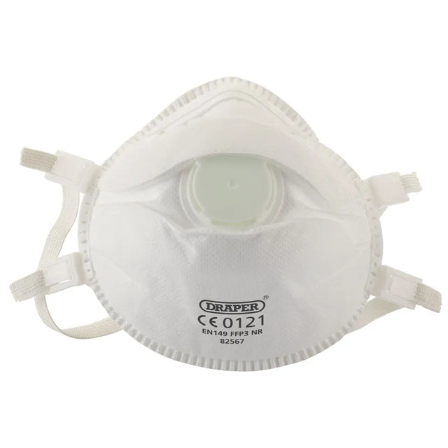 Draper FFP3 NR Moulded Dust Mask 3 Pack