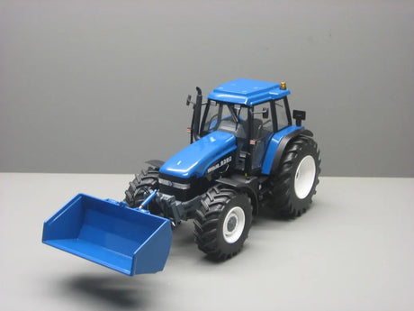 New Holland 8360 with Blue Hydraulic Bucket Model Tractor 1:32 Scale Die‑Cast by Replicagri