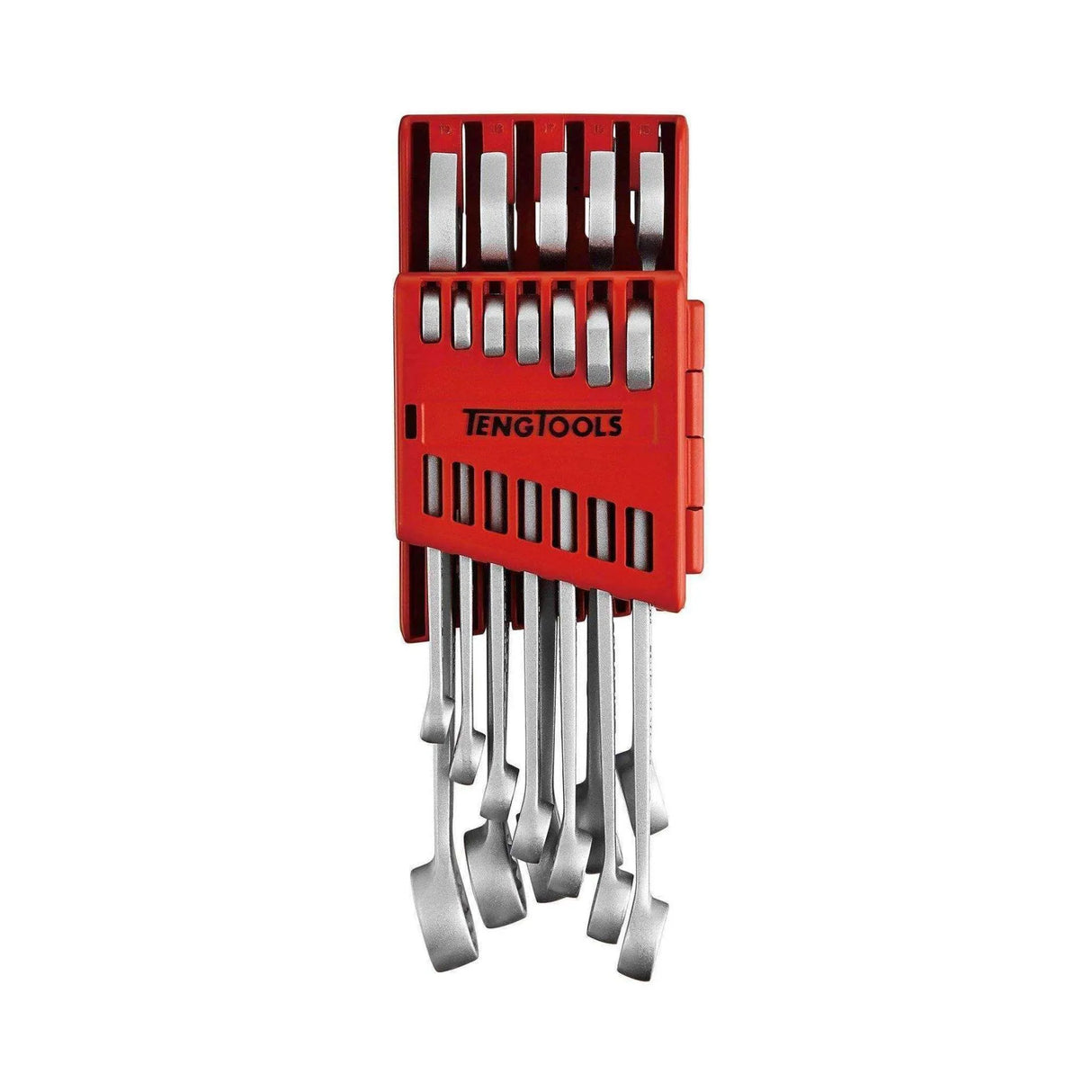 Teng Tools Combination Spanner Set Anti Slip Plastic Holder 12 Pieces