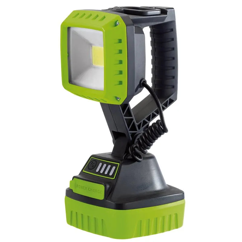 Draper Cob LED Rechargeable Worklight 10W 1000 Lumens Green