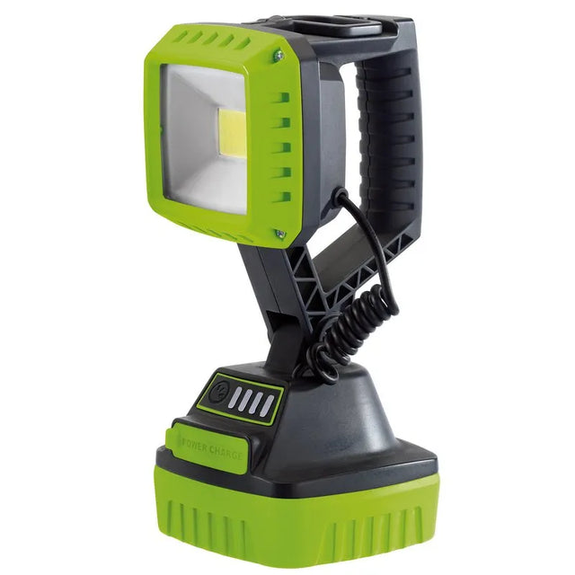Draper Cob LED Rechargeable Worklight 10W 1000 Lumens Green
