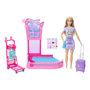 Barbie Family & Friends Limitless Adventure Baggage Claim Doll Set