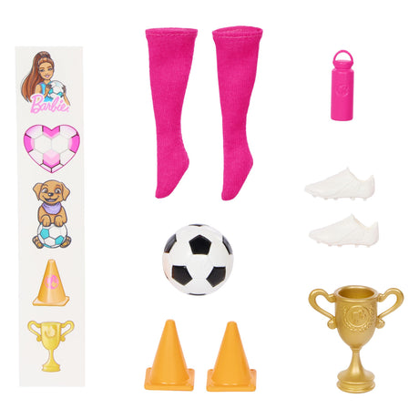 Barbie Team Roll & Reveal Football Player Set