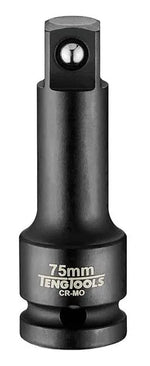 Teng Tools 1/2'' Impact Extension Bar 75mm - Chrome Molybdenum Power Tool Accessory | 920020AN