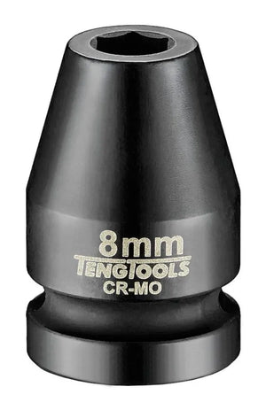 Teng Tools 920519N1 19mm 1/2" Drive Impact Socket - DIN Standard, Chrome Molybdenum