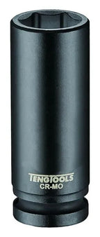 Teng Tools 920621N 1/2" Deep Impact Socket - 21mm, DIN Standard, Cr-Mo