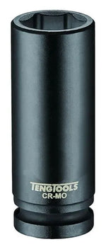 Teng Tools 920621N 1/2" Deep Impact Socket - 21mm, DIN Standard, Cr-Mo