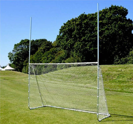 Challenge 3-in-1 Metal Goalposts - Versatile & Durable for GAA, Rugby, Soccer