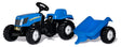 Rolly New Holland Kids Pedal Tractor with Trailer