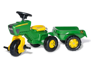 Rolly Kids John Deere Pedal Tractor & Trailer