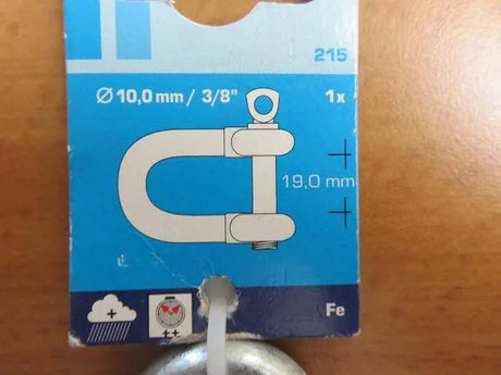 D-Shackle 5 - 10mm - 5mm (Pair)