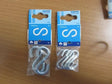 S Hook 4-6mm - 4mm (4 Pack)