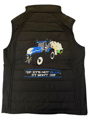 Impact Kids New Holland Softshell Gilet "Blue & True"