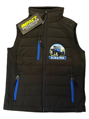 Impact Kids New Holland Softshell Gilet "Blue & True"