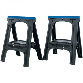 Draper 760 x 570mm Pair of Fold Down Trestles / Saw Horses