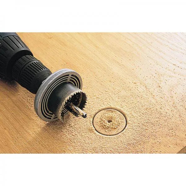Draper 32 -63mm 7 Piece Hole Saw Kit Carbon Steel for Wood and Plastics