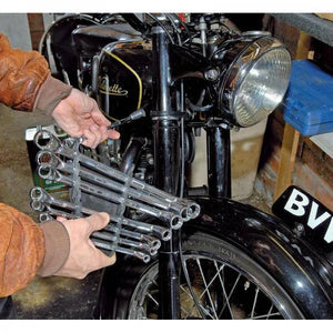 Draper 8 Piece Deep Offset Metric Ring Spanner Set