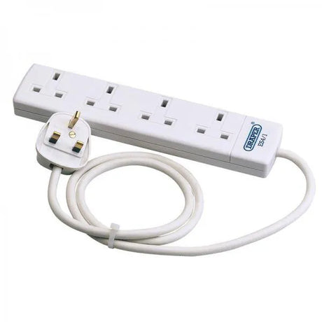 Draper 4 Way 1m Extension Lead