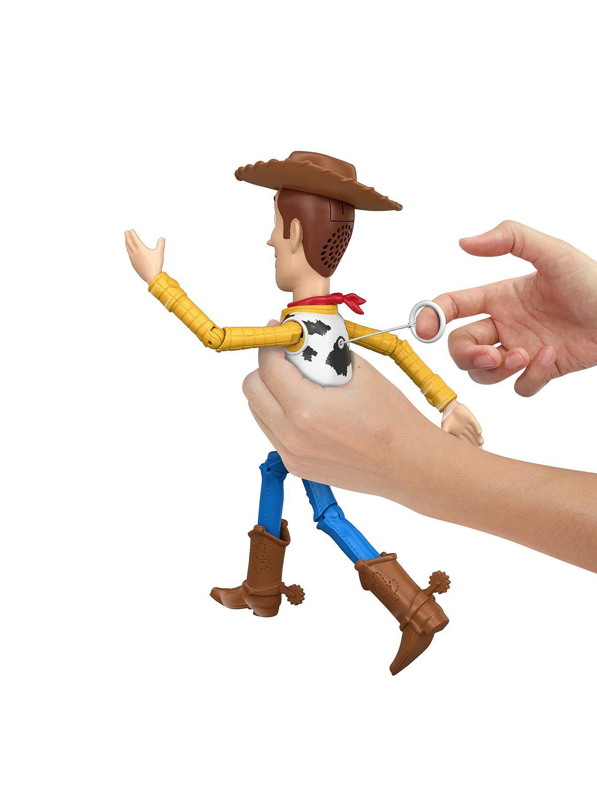Disney Pixar Toy Story 5 Running Woody 12-inch Action Figure, 50+ Sounds
