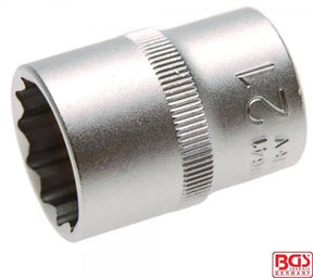 BGS Tools 1/2" Drive Socket 12-Point 21mm