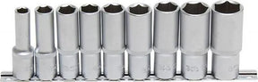 BGS 9-Piece Deep Socket Set 10-24 mm 1/2" Inch Square Drive