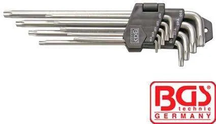 BGS Tools 9 Piece T-Star Key Set T10-50