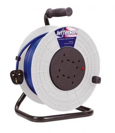 Jefferson 240 Volt 13 Amp 40 Meter Cable Reel 2.5mm Core