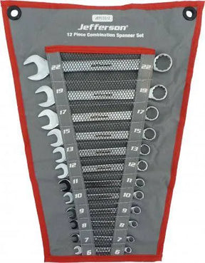 Jefferson 12 Piece Combination Spanner Set
